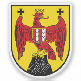 Wappen des Staat Burgenland, Österreich Aufkleber
