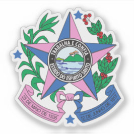 Wappen des Staat Espírito Santo, Brazi Aufkleber