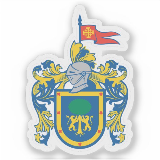 Wappen des Staat Jalisco, Mexiko Aufkleber (Vorderseite)