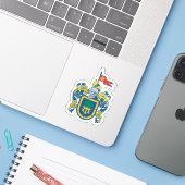 Wappen des Staat Jalisco, Mexiko Aufkleber (Laptop mit iPhone)