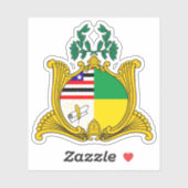 Wappen des Staat Maranhão, Brasilien Aufkleber (Blatt)