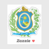Wappen des Staat Pernambuco, Brasilien Aufkleber (Blatt)
