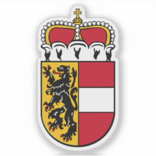 Wappen des Staat Salzburg, Österreich Aufkleber