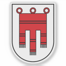 Wappen des Staat Vorarlberg, Österreich Aufkleber