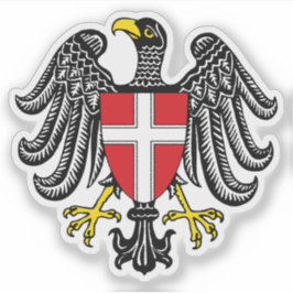 Wappen des Staat Wien, Österreich Aufkleber