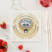 Wappen des Staates Kuwait Serviette (Beispiel)