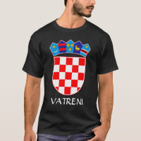 Wappen des T - Shirt Vatreni in Kroatien