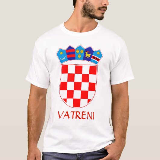 Wappen des T - Shirt Vatreni in Kroatien (Vorderseite)