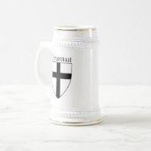 Wappen des teutonischen Ordens Bierglas (Vorderseite Links)