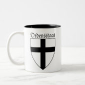 Wappen des teutonischen Ordens Zweifarbige Tasse (Links)