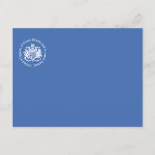Wappen des Vereinigten Königreichs Postkarte
