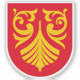 Wappen des Vestfold og Telemark, Norwegen Aufkleber