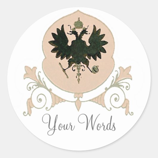 Wappen Design ~ 20 Aufkleber (Vorderseite)