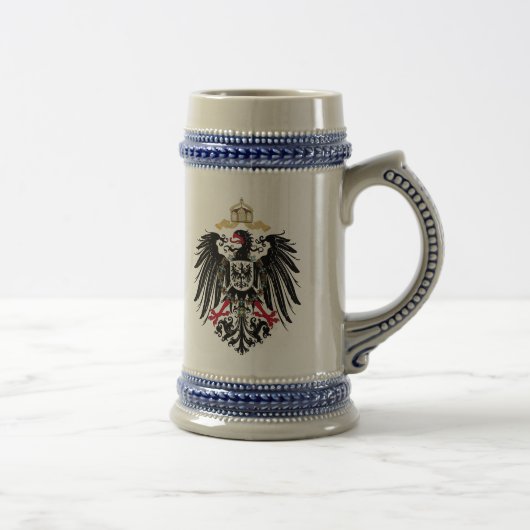 Wappen Deutsches Reich 1889 Reichsadler Bierglas (Rechts)