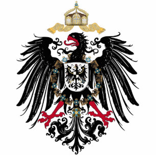 Wappen Deutsches Reich 1889 Reichsadler Freistehende Fotoskulptur