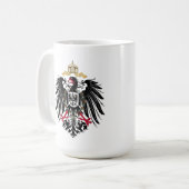 Wappen Deutsches Reich 1889 Reichsadler Kaffeetasse (Vorderseite Links)