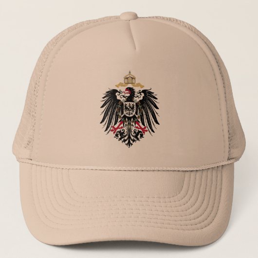 Wappen Deutsches Reich 1889 Reichsadler Truckerkappe (Vorderseite)