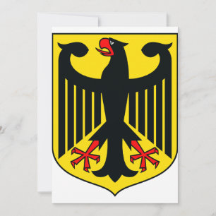 Wappen Deutschlands Einladung