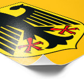 Wappen Deutschlands Fotodruck (Ecke)