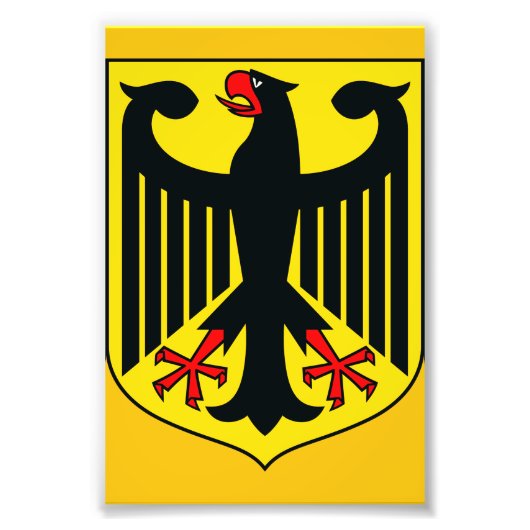 Wappen Deutschlands Fotodruck (Vorne)