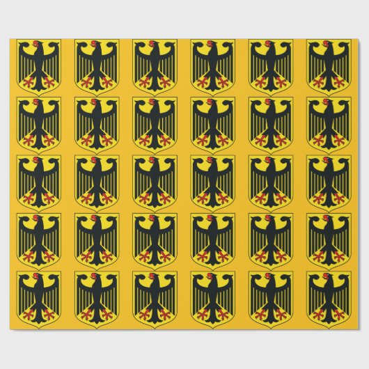 Wappen Deutschlands Geschenkpapier (Flach)