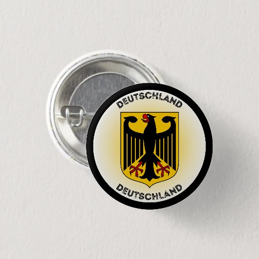 Wappen Deutschlands in Kreisform Button (Vorne & Hinten)