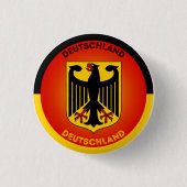 Wappen Deutschlands in Kreisform Button (Vorderseite)