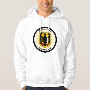 Wappen Deutschlands in Kreisform Hoodie