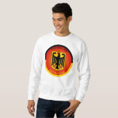 Wappen Deutschlands in Kreisform Sweatshirt (Vorne ganz)