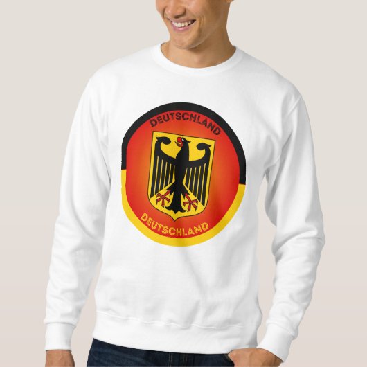 Wappen Deutschlands in Kreisform Sweatshirt (Vorderseite)