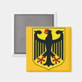 Wappen Deutschlands Magnet (Vorderseite/Rückseite)