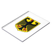 Wappen Deutschlands Notizblock (Linke Seite)