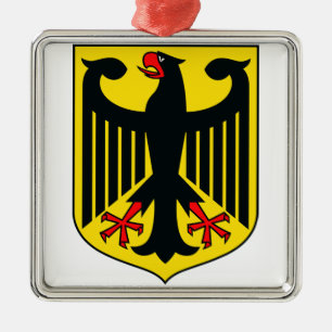 Wappen Deutschlands Ornament Aus Metall