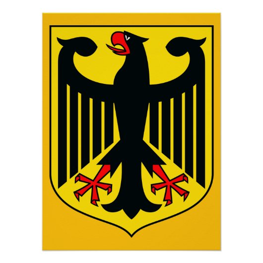 Wappen Deutschlands Poster (Vorderseite)