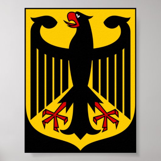 Wappen Deutschlands Poster (Vorne)
