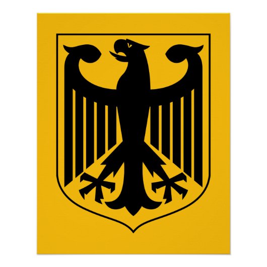Wappen Deutschlands Poster (Vorderseite)