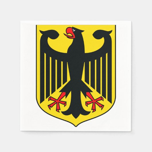 Wappen Deutschlands Serviette (Vorderseite)