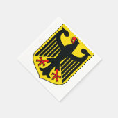 Wappen Deutschlands Serviette (Ecke)