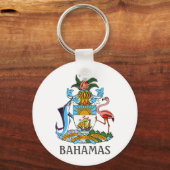 Wappen - die Bahamas Schlüsselanhänger (Vorderseite)