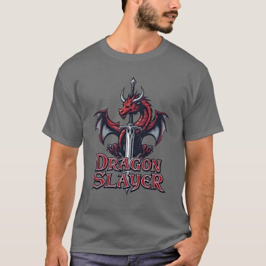 Wappen Dragon & Blade T-Shirt (Vorderseite)