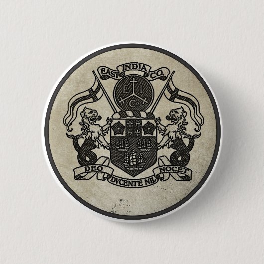 Wappen East India Company Button (Vorderseite)