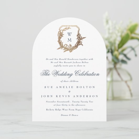 Wappen Einladung (Stehend Vorderseite)