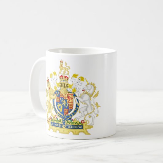 Wappen Englands Kaffeetasse (Vorderseite Links)