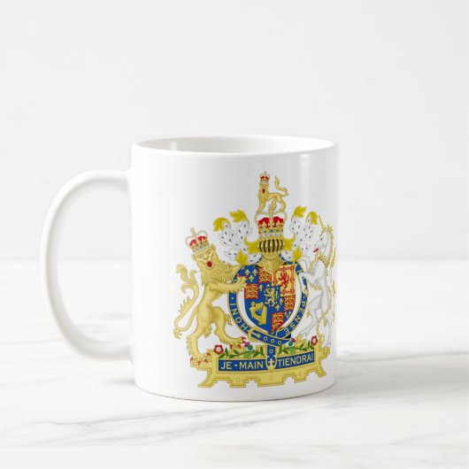Wappen Englands Kaffeetasse (Links)