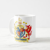 Wappen Englands Kaffeetasse (Vorderseite Links)