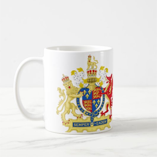 Wappen Englands Kaffeetasse (Links)
