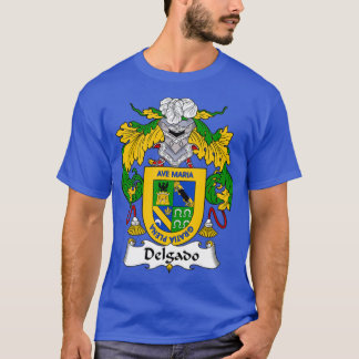 Wappen-Familienwappen Delgado T-Shirt