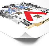 Wappen - Familienwappen Fotodruck (Ecke)