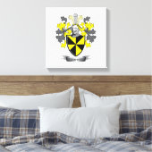 Wappen-Familienwappen Leinwanddruck (Insitu (Schlafzimmer))