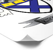 Wappen-Familienwappen Poster (Ecke)